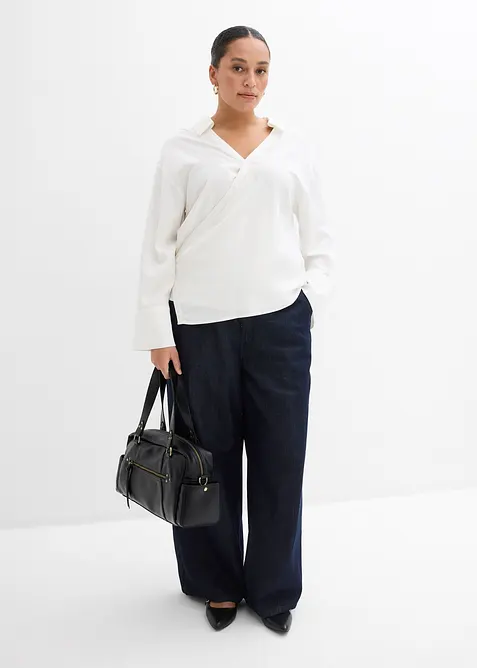 Chemisier asym&eacute;trique, bonprix