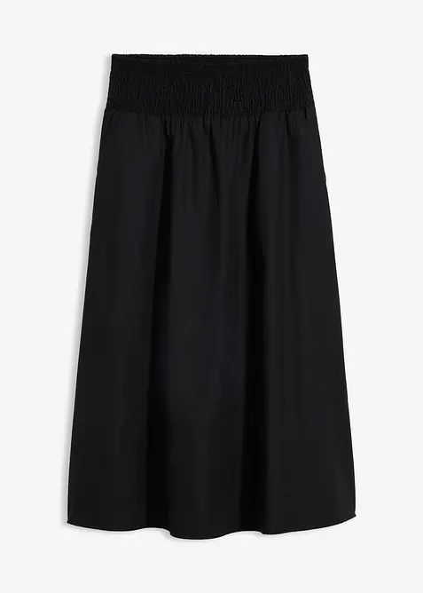 Jupe midi 100% coton, bonprix