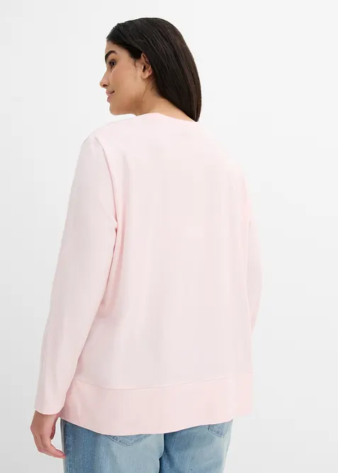 T-shirt manches longues en coton, bonprix