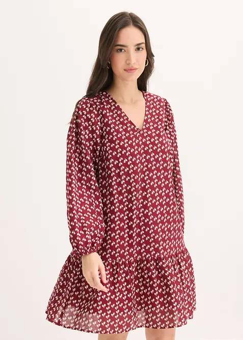Robe courte effet froiss&eacute;, bonprix