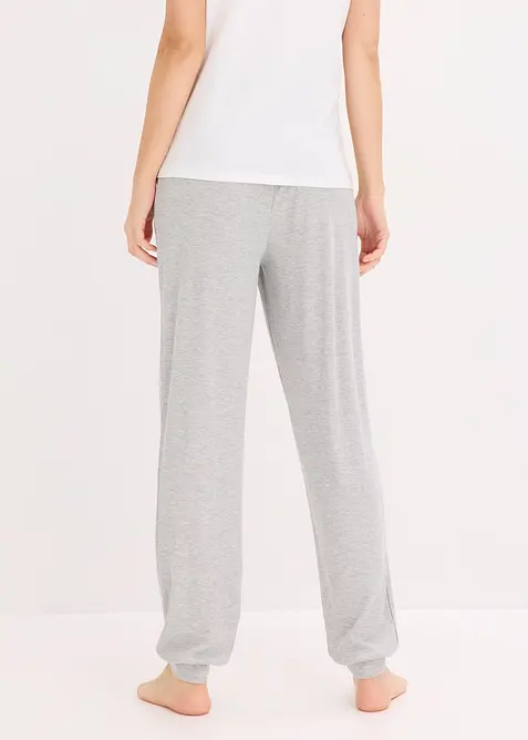 L&eacute;ger pantalon d&rsquo;int&eacute;rieur en mati&egrave;re c&ocirc;tel&eacute;e, bonprix