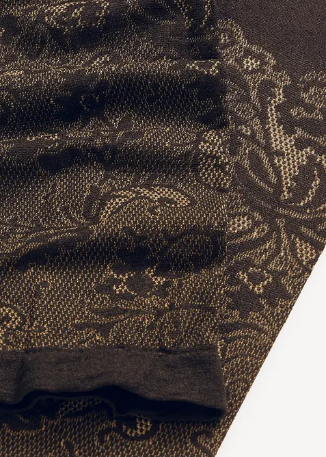 Cycliste anti-frottement avec imprim&eacute; dentelle 110&nbsp;den, bonprix