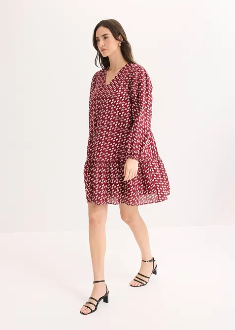 Robe courte effet froiss&eacute;, bonprix