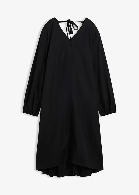 Robe-chemise &agrave; manches ballon, bonprix