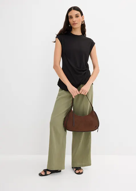 T-shirt &agrave; base asym&eacute;trique, bonprix