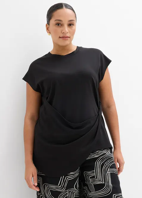 T-shirt &agrave; base asym&eacute;trique, bonprix