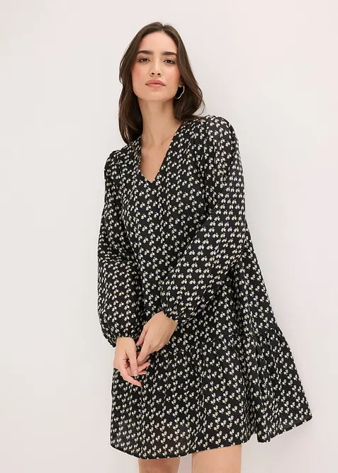 Robe courte effet froiss&eacute;, bonprix