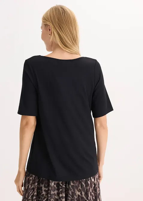 T-shirt &agrave; lani&egrave;res crois&eacute;es, bonprix