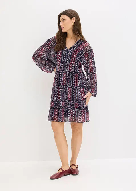 Robe-tunique en mesh doux, bonprix