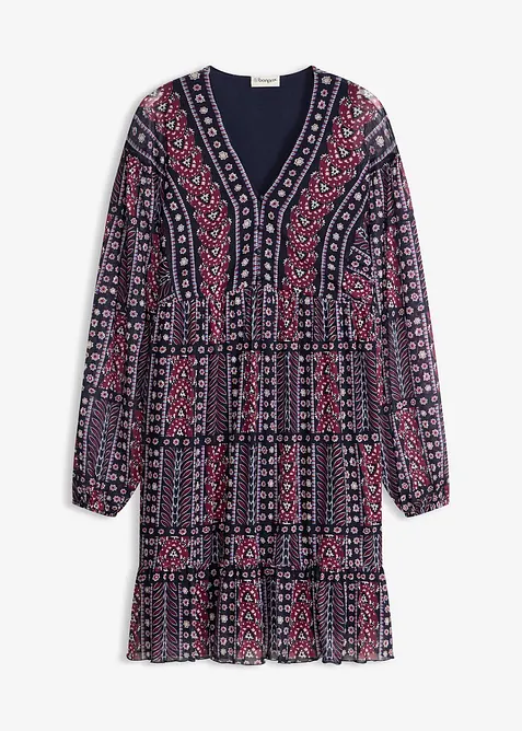 Robe-tunique en mesh doux, bonprix