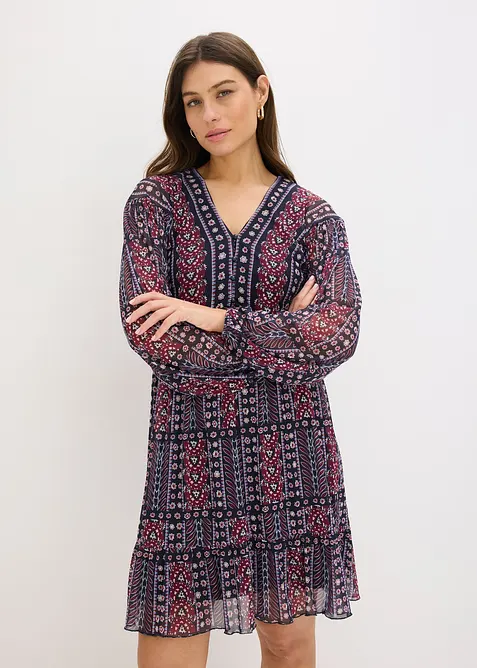 Robe-tunique en mesh doux, bonprix
