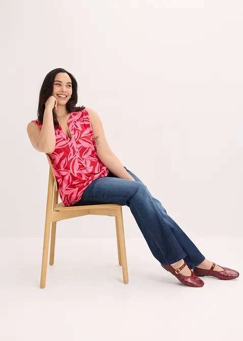 Top en jersey viscose doux, bonprix