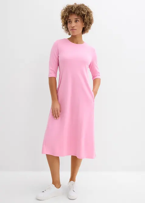 Robe en jersey de coton &eacute;pais, bonprix