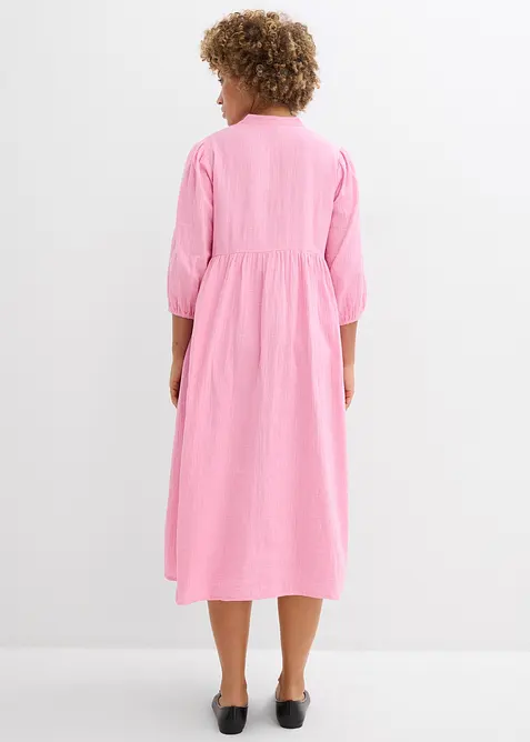 Robe-tunique en gaze de coton douce, bonprix
