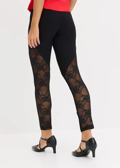 Legging &agrave; dentelle, bonprix