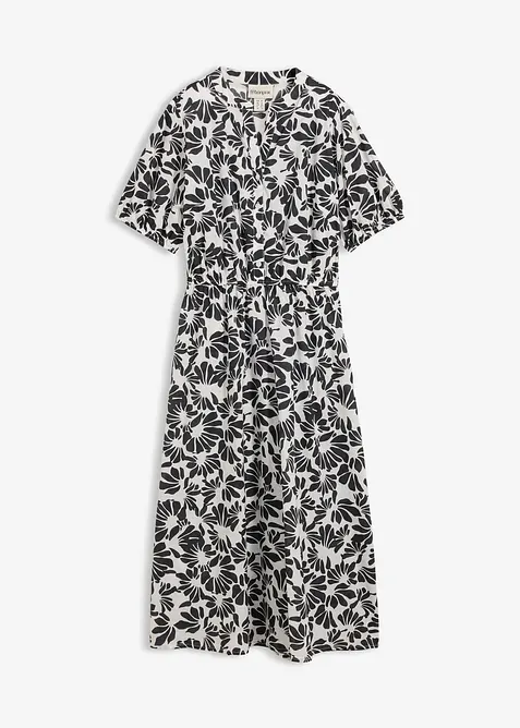 Robe midi ample, 100% coton, bonprix