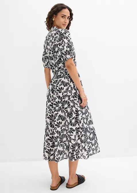 Robe midi ample, 100% coton, bonprix