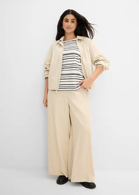 Pantalon palazzo en viscose majoritaire, bonprix