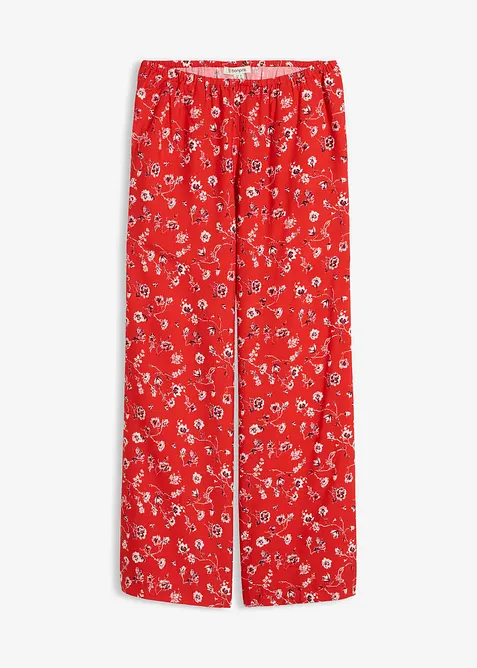 Pantalon en viscose fluide, taille &eacute;lastiqu&eacute;e, bonprix