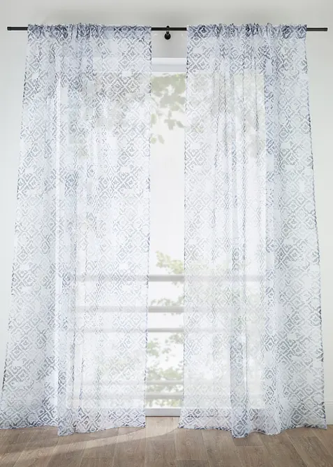 Voilage &agrave; imprim&eacute; (1 pce), bonprix