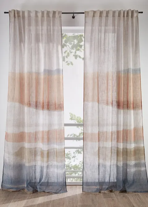 Rideau panneau imprim&eacute; (1 pce), bonprix