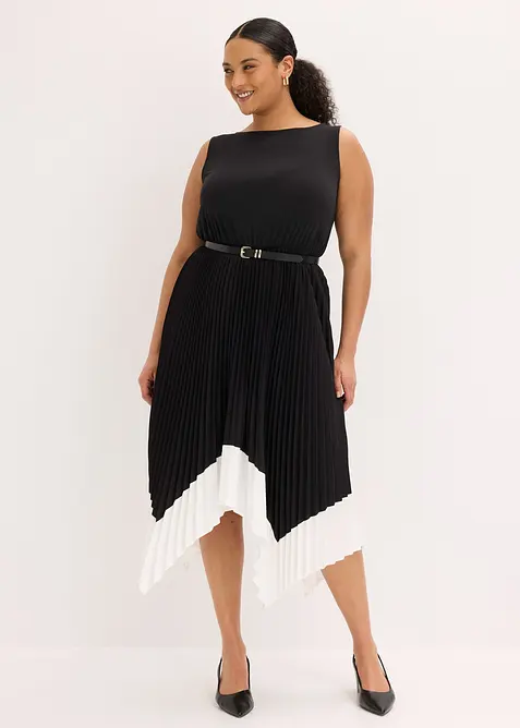 Robe &agrave; base asym&eacute;trique, bonprix