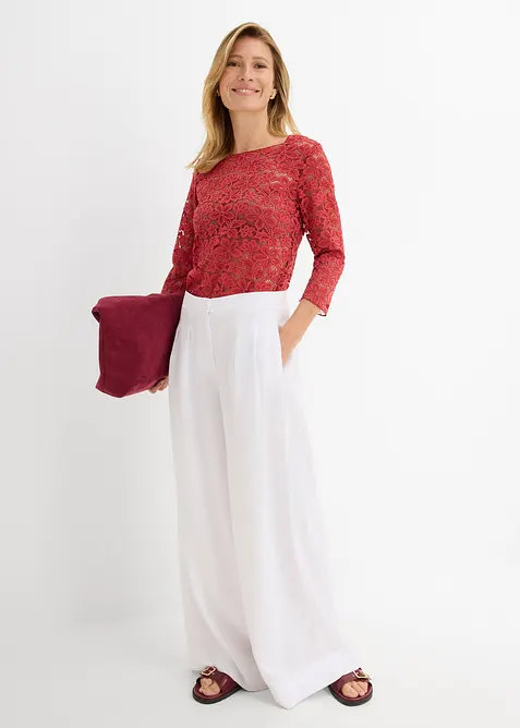 T-shirt manches longues cintr&eacute;, bonprix