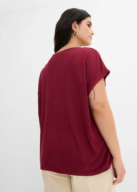 T-shirt oversize, aspect maille, bonprix