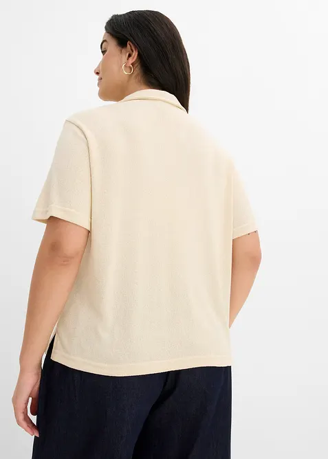 Polo aspect maille, bonprix