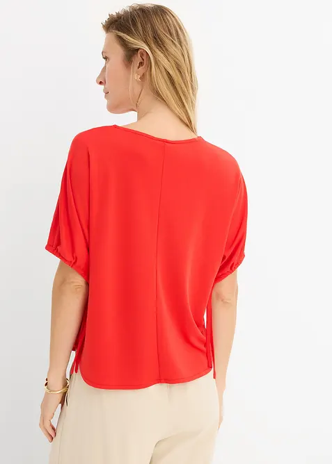 T-shirt ample en maille piqu&eacute;e robuste, bonprix