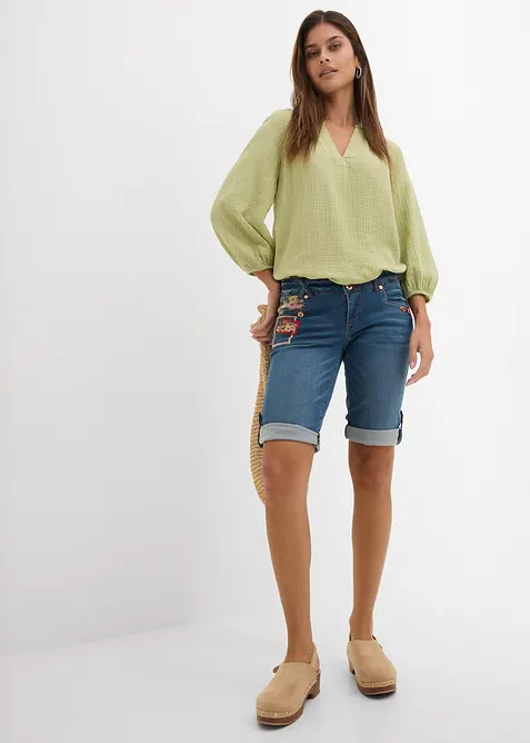 Bermuda en jean, bonprix