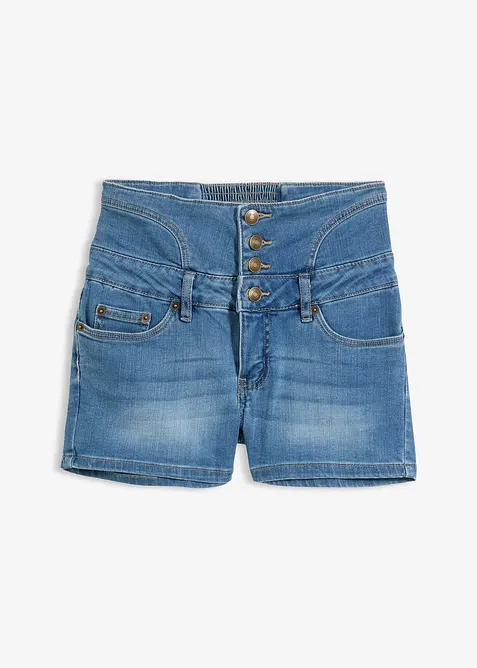 Short en jean taille haute, bonprix