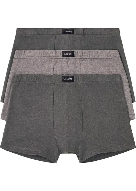 Lot de 3 boxers coton, bonprix