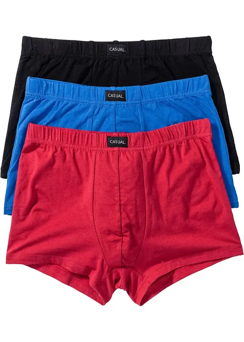 Lot de 3 boxers coton, bonprix