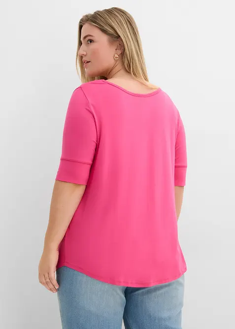 T-shirt doux en viscose extensible, bonprix