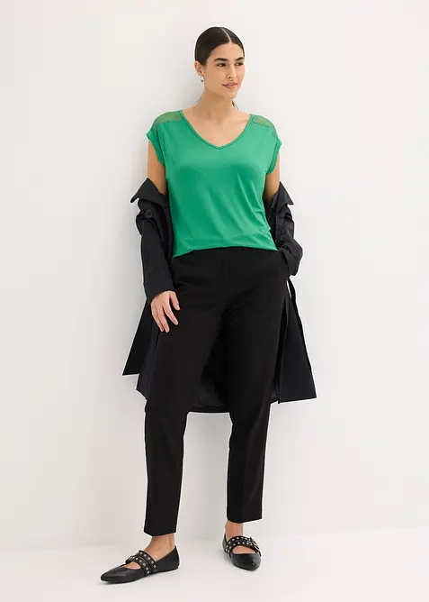 T-shirt doux en viscose extensible, bonprix