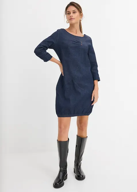 Robe en jean extensible, bonprix