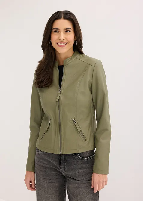 Veste enduite en viscose, bonprix