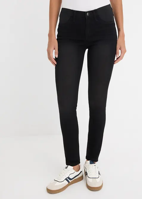 Jean skinny taille mi-haute, extensible, bonprix