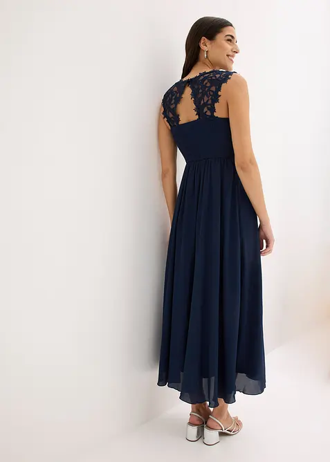 Robe longue avec dentelle, bonprix