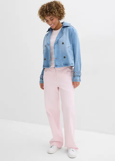 T-shirt long en coton &eacute;pais, bonprix