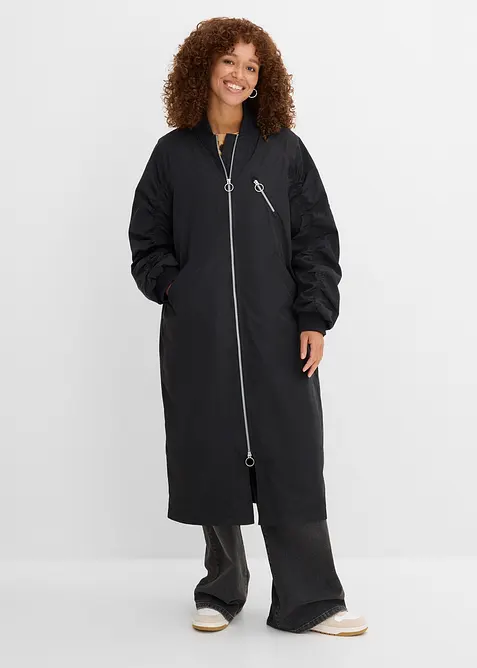 Manteau l&eacute;ger avec col en bord-c&ocirc;tes, bonprix