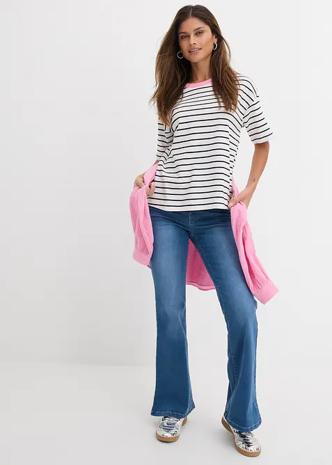 Jean bootcut, taille mi-haute, bonprix