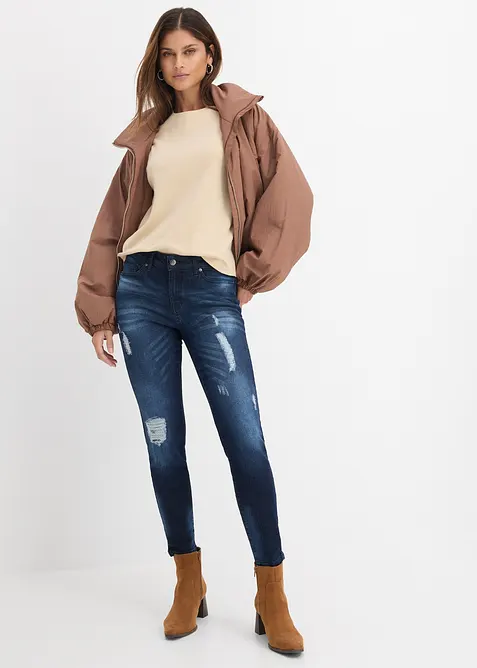 Jean skinny taille mi-haute, stretch, bonprix