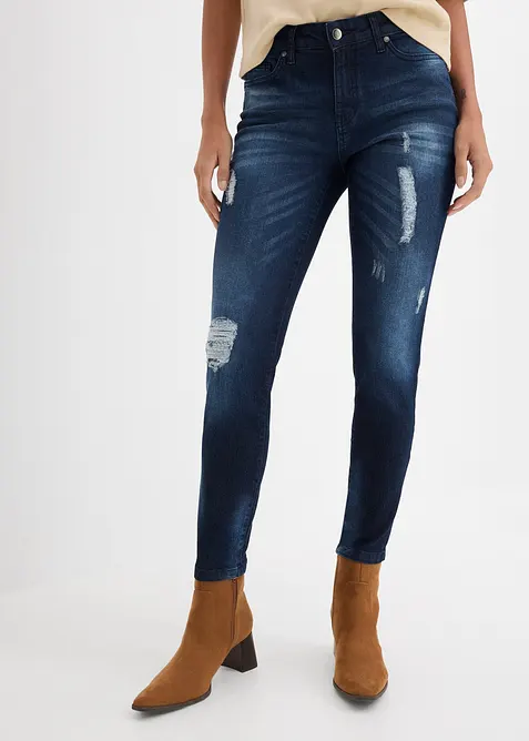 Jean skinny taille mi-haute, stretch, bonprix