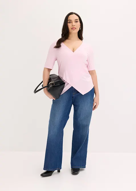 T-shirt doux en viscose extensible, bonprix