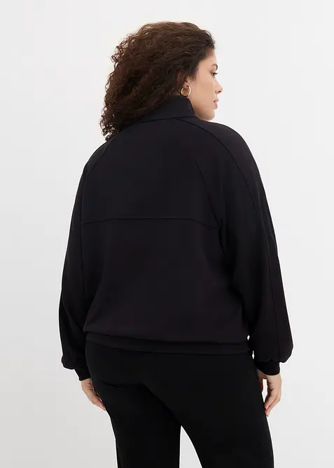 Sweat zipp&eacute; en mati&egrave;re n&eacute;opr&egrave;ne, bonprix