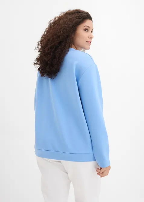 Sweat en viscose m&eacute;lang&eacute;e, bonprix