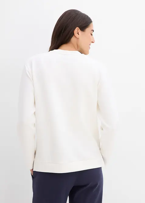 Sweat en viscose m&eacute;lang&eacute;e, bonprix