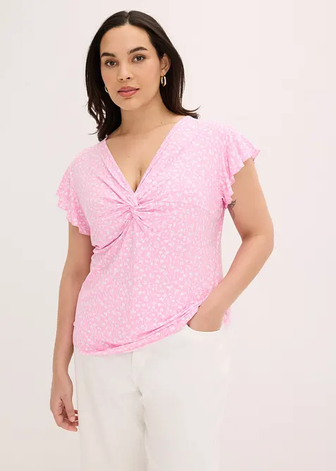 Blouse en jersey viscose extensible, bonprix